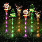 🎄 Solar Christmas Decorative Pathway Lights – 6 Pack 🎄