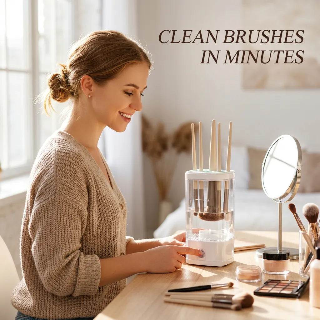💄 Electric Makeup Multi-Functional Cosmetic Brush Cleaner