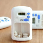 Portable LED Pill Storage Box with Alarm – Smart, Compact & Travel-Ready