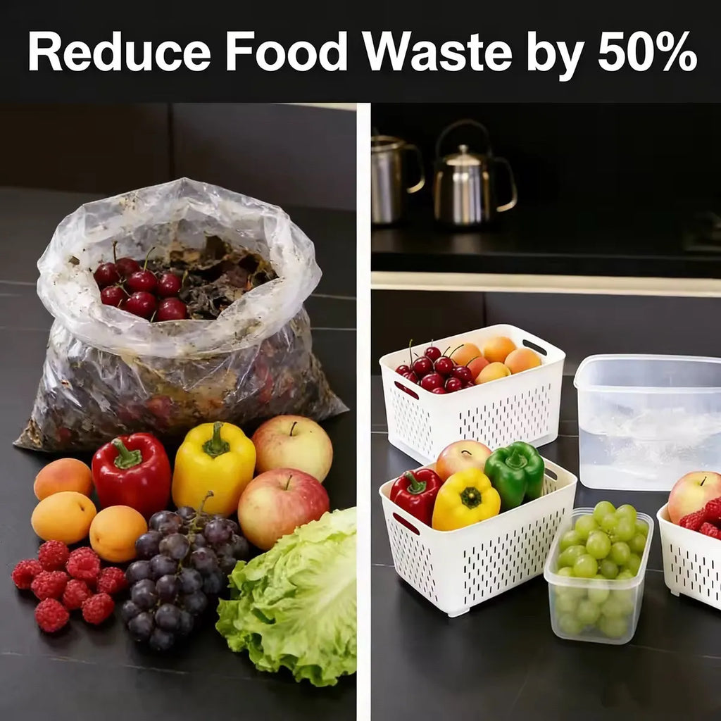 Food Storage Containers for Refrigerator Organization（3-6 PCS）