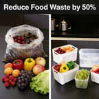 Food Storage Containers for Refrigerator Organization（3-6 PCS）