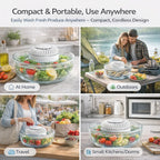Fruit & Vegetable Washer – Removes Pesticides & Bacteria, No Chemicals Needed🥬