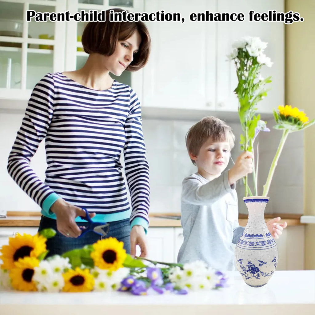 3D Puzzle Vase  – Ideal Gift for Craft Enthusiasts
