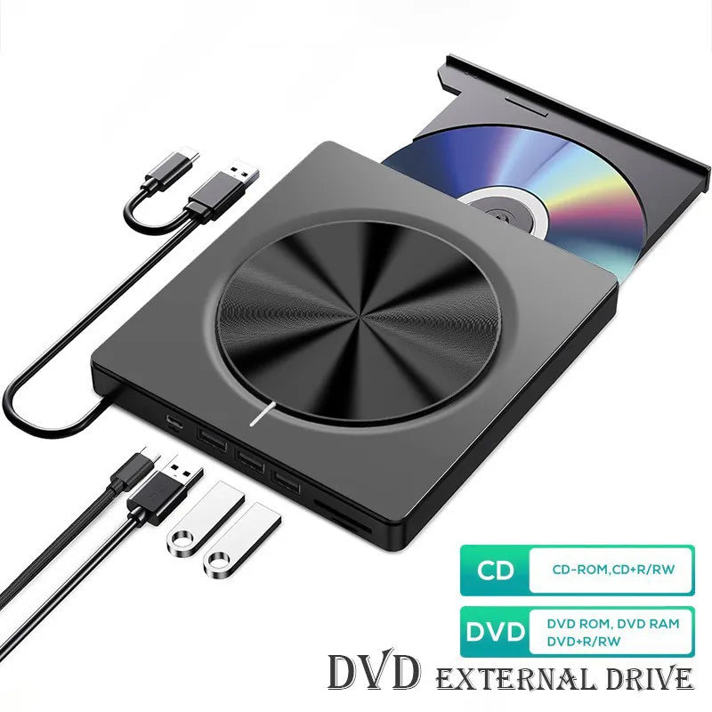 📀External CD/DVD Drive for Laptop & Desktop