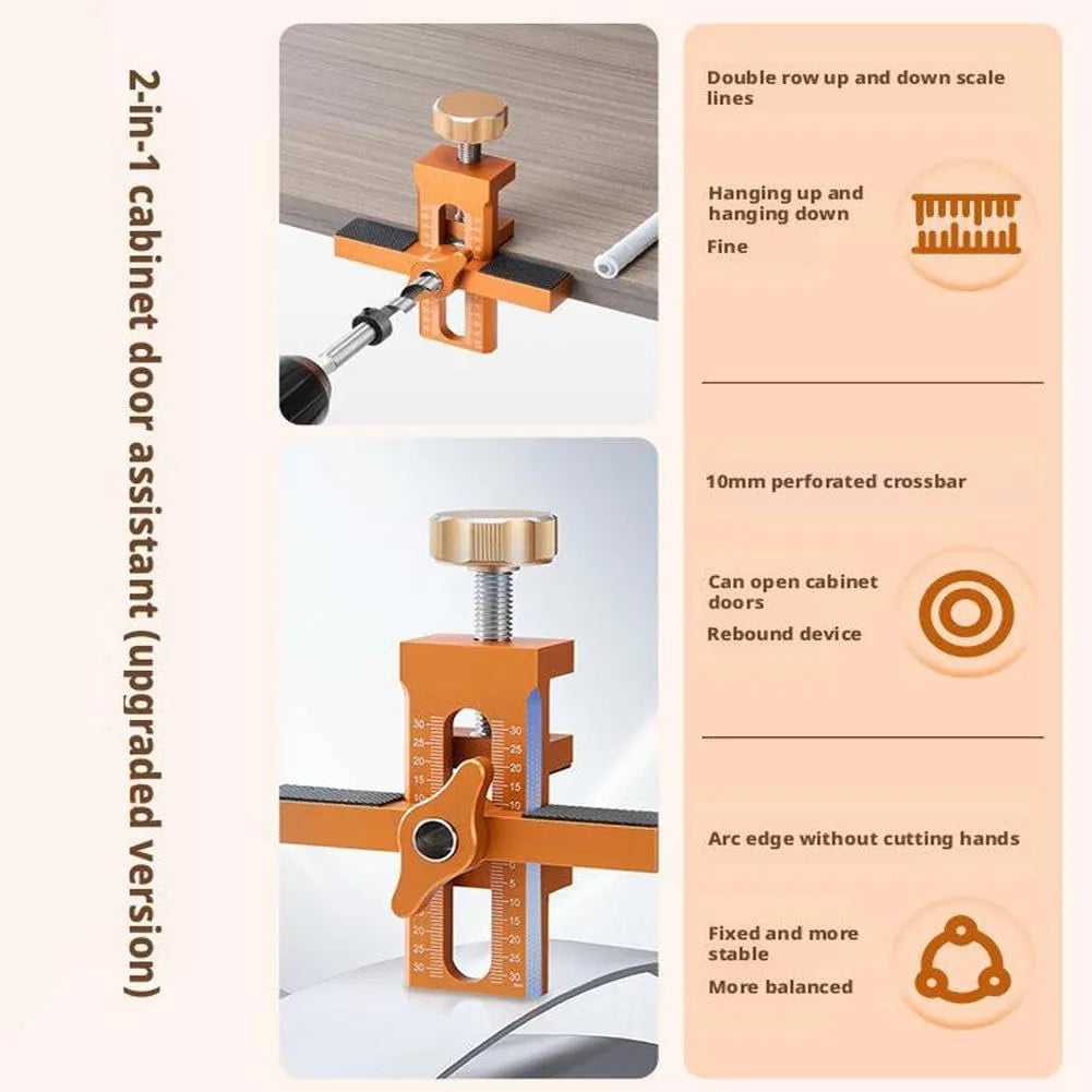 Adjustable Cabinet Door Positioning Tool