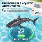 🦈💦2.4G Remote Control Shark Toy – Realistic Swimming RC Shark for Kids