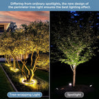 360° Warm White Tree Ring Landscape Lighting Kit