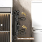 Fold-Flat Wall-Mounted Shoe Rack
