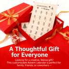 🎄 Christmas Advent Calendar with Clips – 24 Pockets Portable Hanging Bag