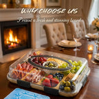 Portable Chilled Charcuterie Board with Locking Lid