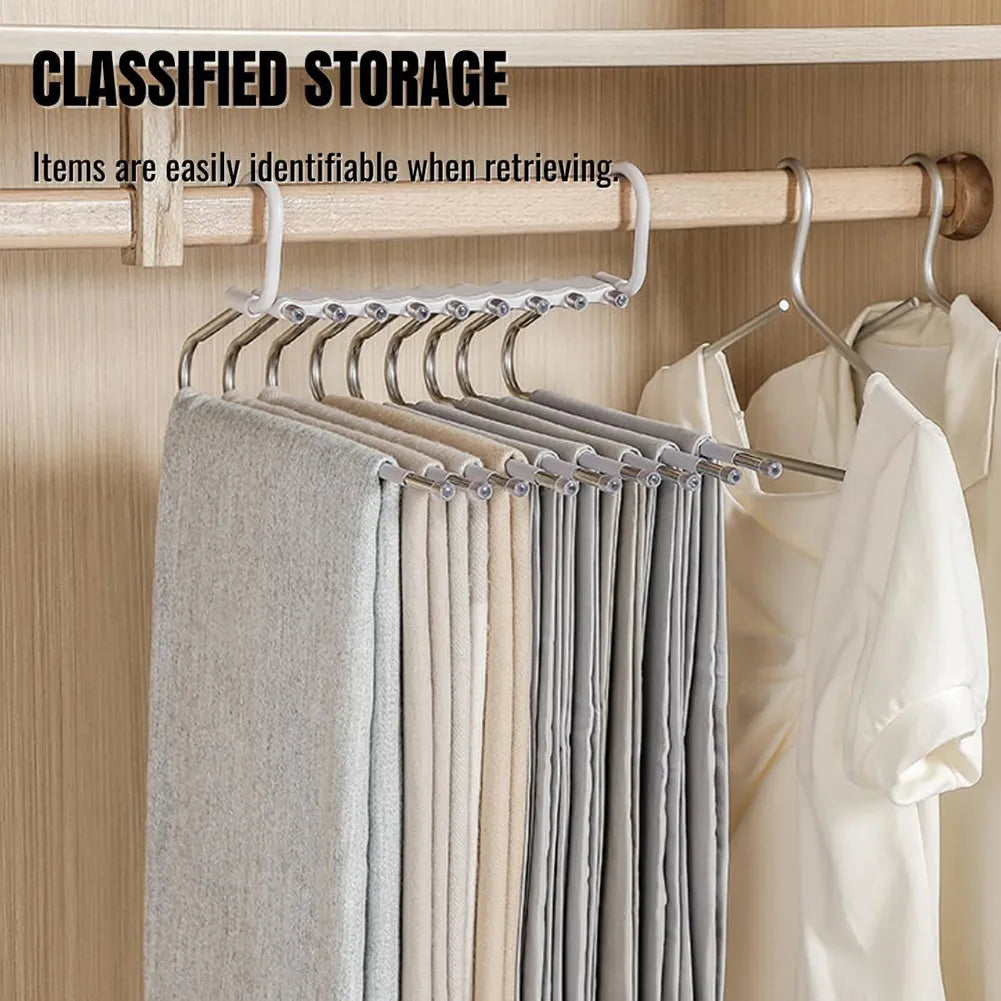 👖 FoldSpace 9-Layer Pants Hanger