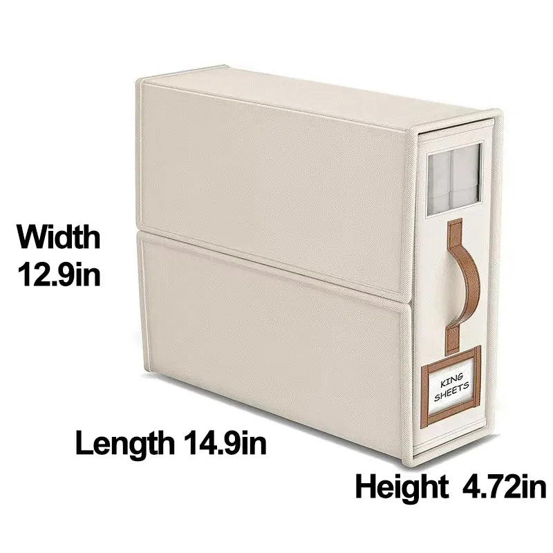 ✅Foldable Sheet Storage Set – Keep Your Bedding Organized and Neat 🛏️✨