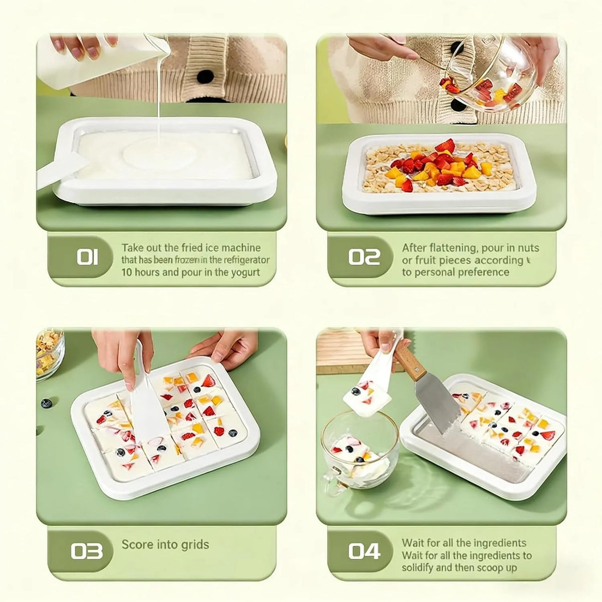 🍦 Rolled Ice Cream Maker Kit