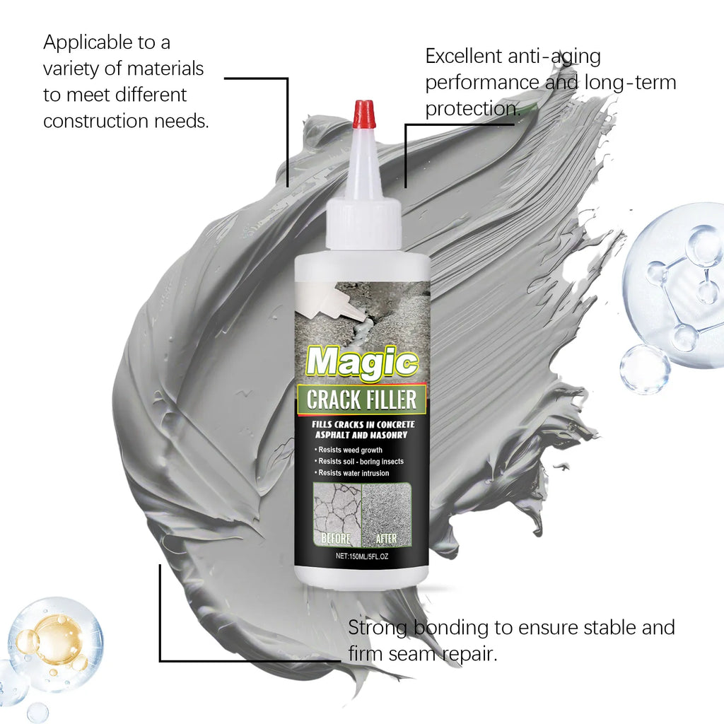 Waterproof Asphalt & Concrete Crack Filler