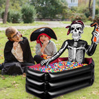 40-Gallon Inflatable Pirate Skeleton Cooler for Halloween