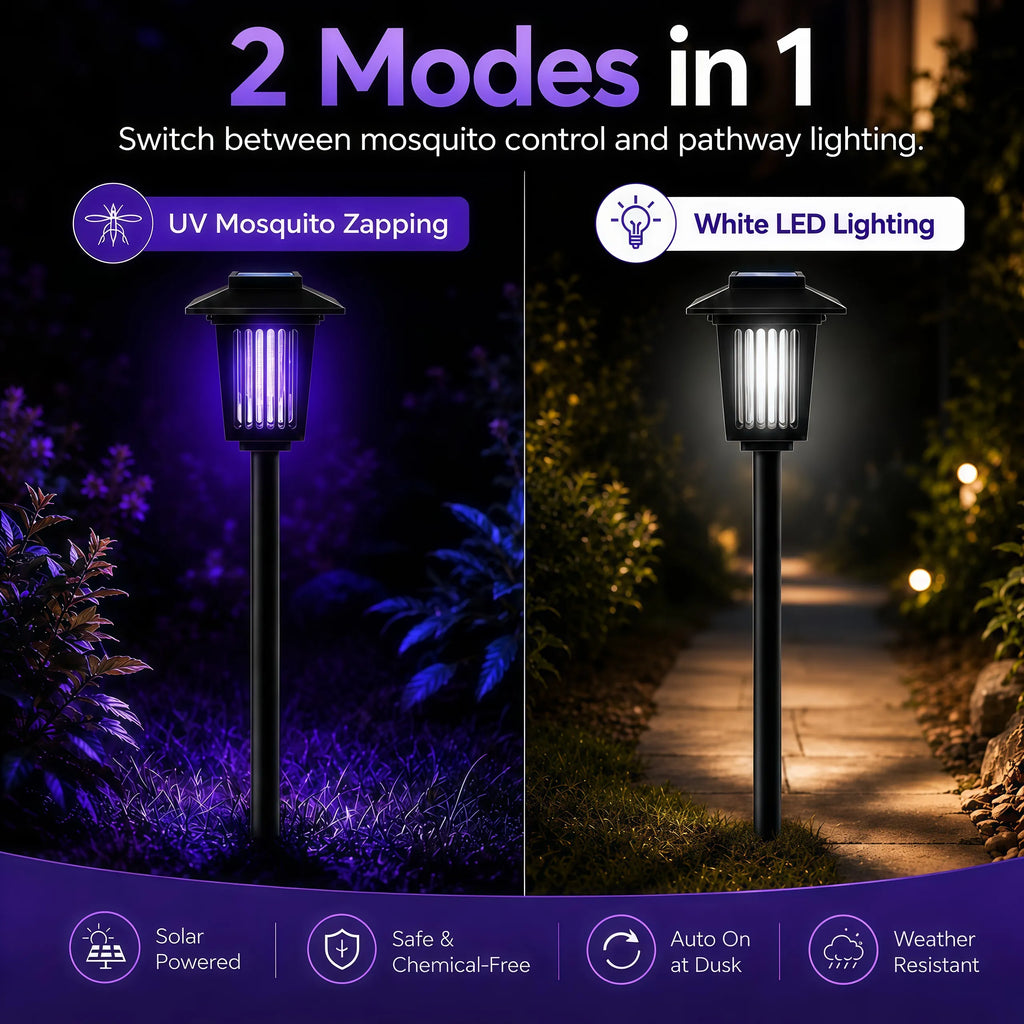 🦟Solar Mosquito Zapper Path Light