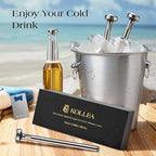 🧊 Chill Your Beer Instantly – Stainless Steel Beer Chiller Sticks with Built-in Bottle Opener 🧊