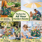 Thickened reusable shopping bag (foldable, sturdy, waterproof) 🛒✨