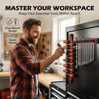 🔧 Magnetic Screwdriver & Wrench Organizer