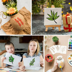 Leaf stencils for crafts