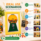 🍬 Wall-Mounted Candy Dispenser Frame – Fun Framed Snack Organizer