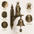 Our Lady of Grace Miraculous Medal Wall Bell