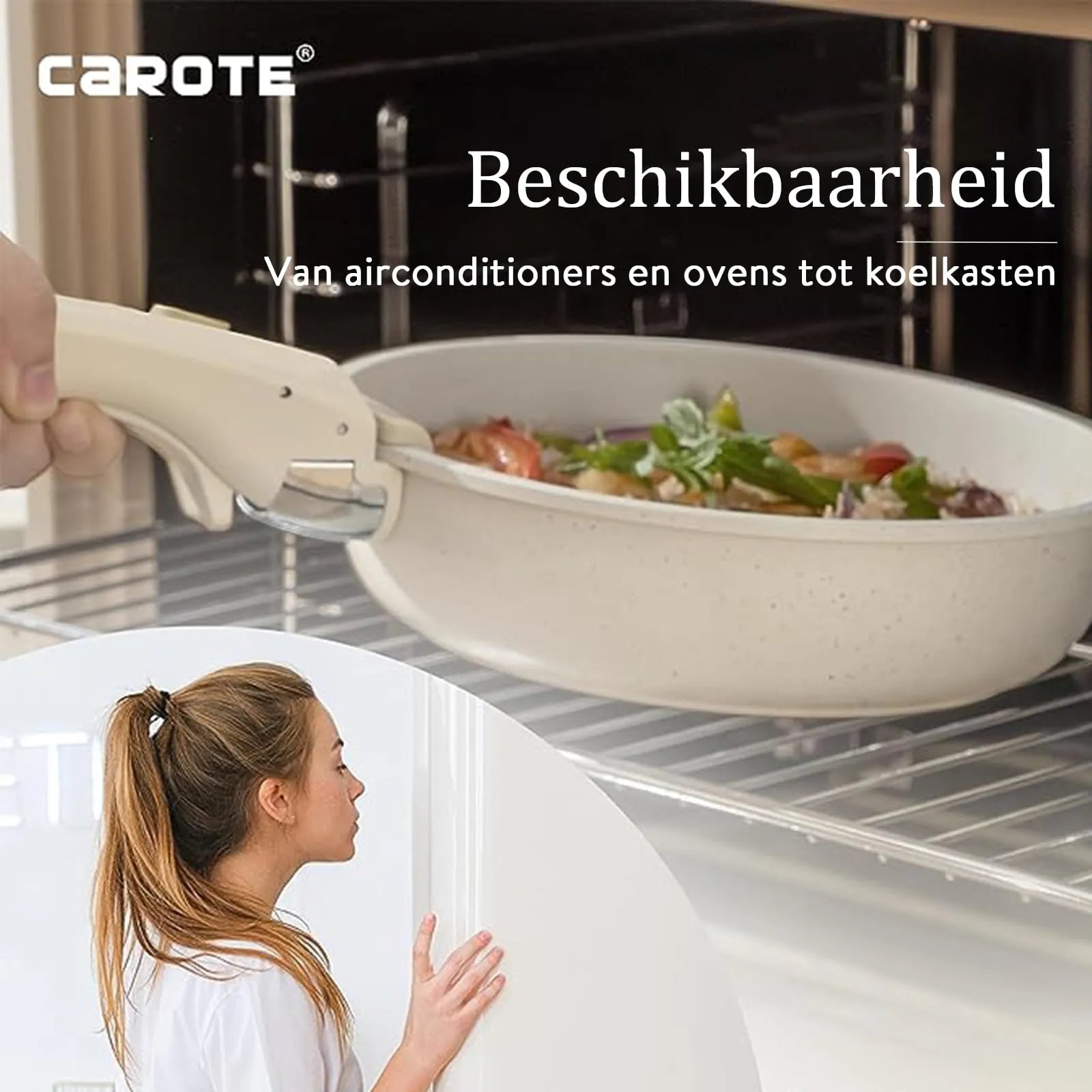 Detachable Handle Cookware - Space-saving, Versatile, and Easy to Clean