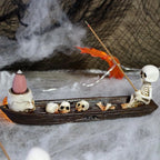 🎃 Skull Boat Backflow Incense Burner – Spooky Serenity Meets Home Decor 🎃