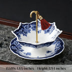 ☂️ Umbrella-Shaped Ceramic Tea Strainer – Elegant Loose Leaf Tea Filter