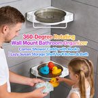 🚿 360-Degree Rotating Wall Mount Bathroom Organizer