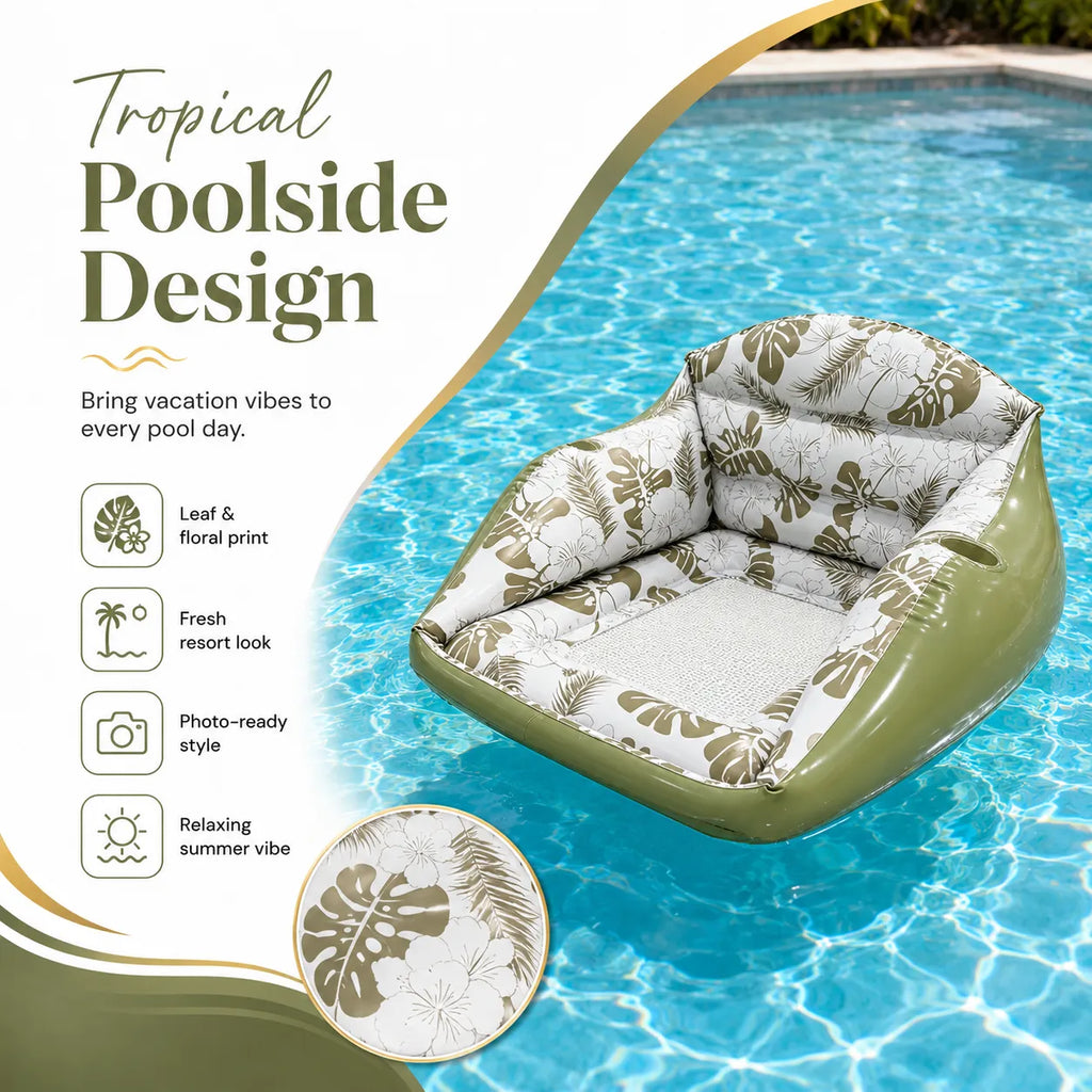 Inflatable Pool Lounge Chair