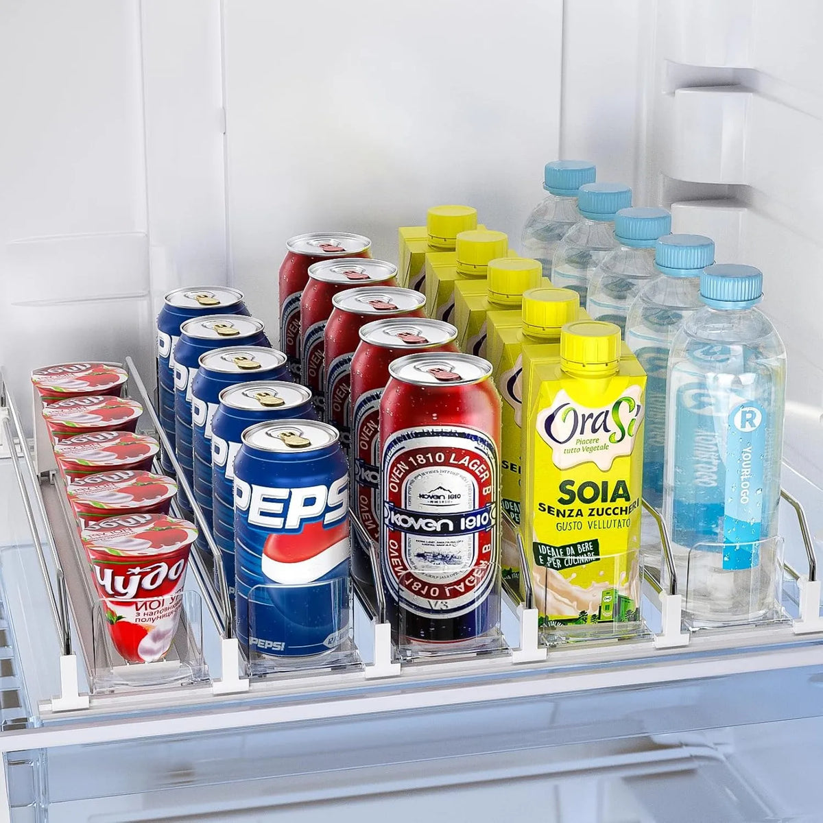🧊 Drink Organizer for Fridge