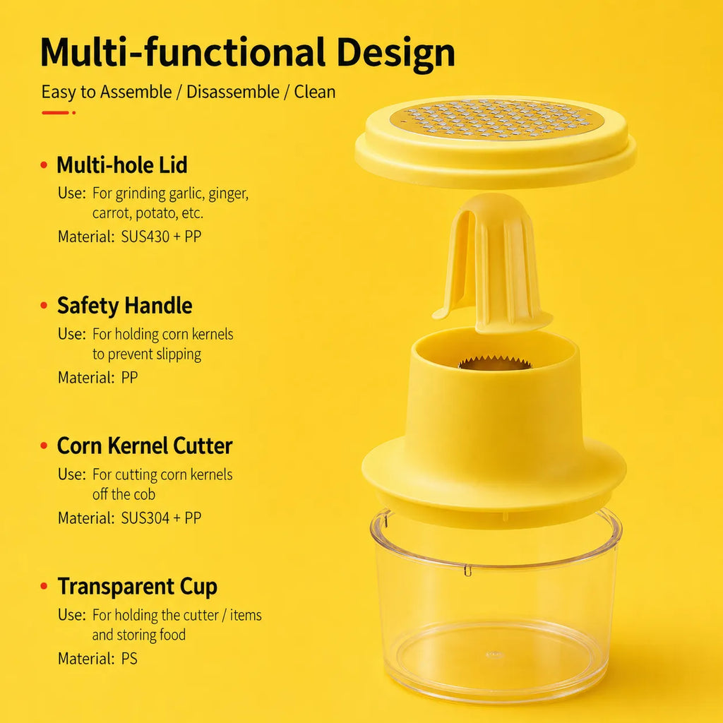 🌽 Stainless Steel Corn Kernel Remover