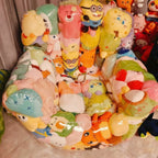 🧸 PVC Clear Stuffed Animal Storage Bag with Zipper