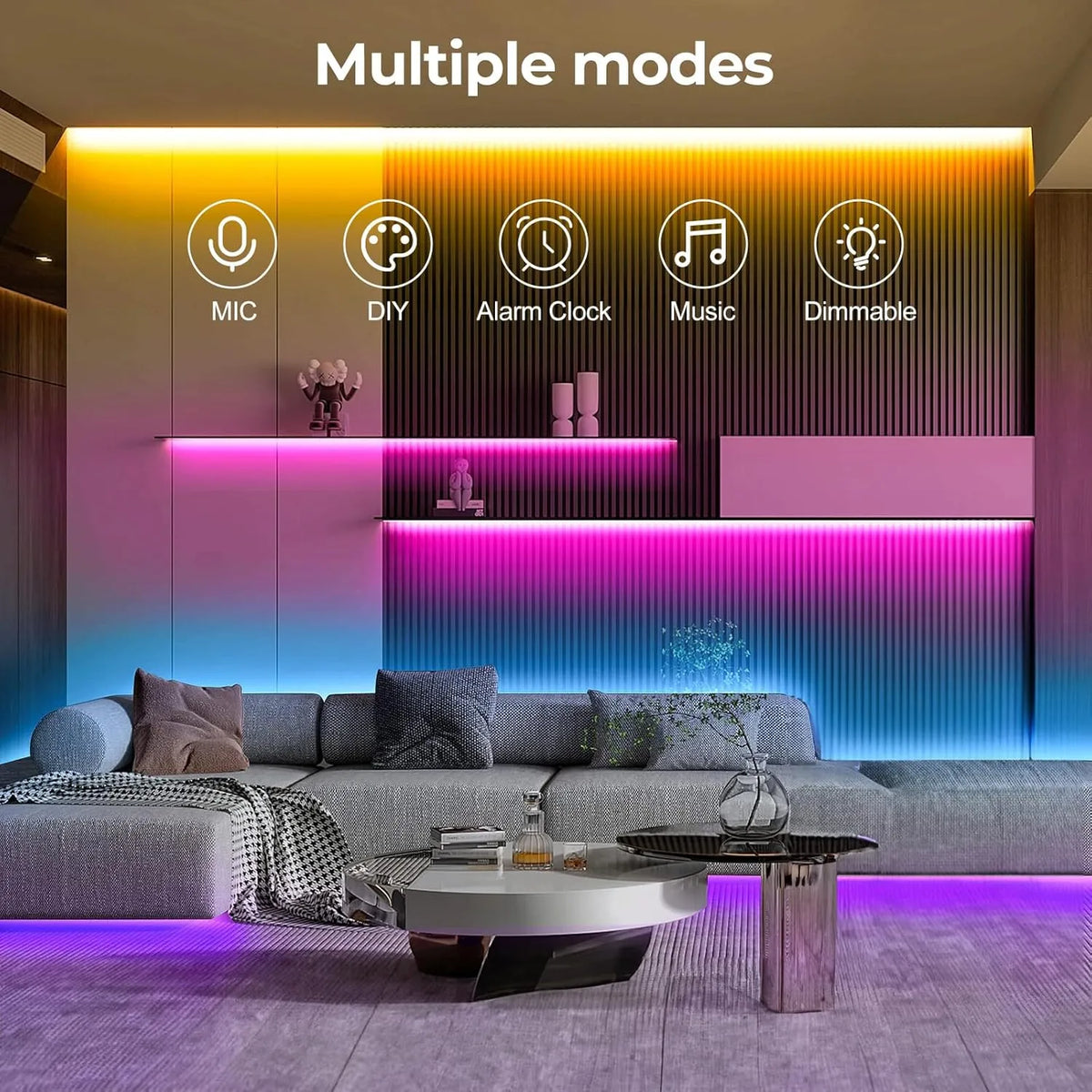 LED light strip RGB with IC neon light strip