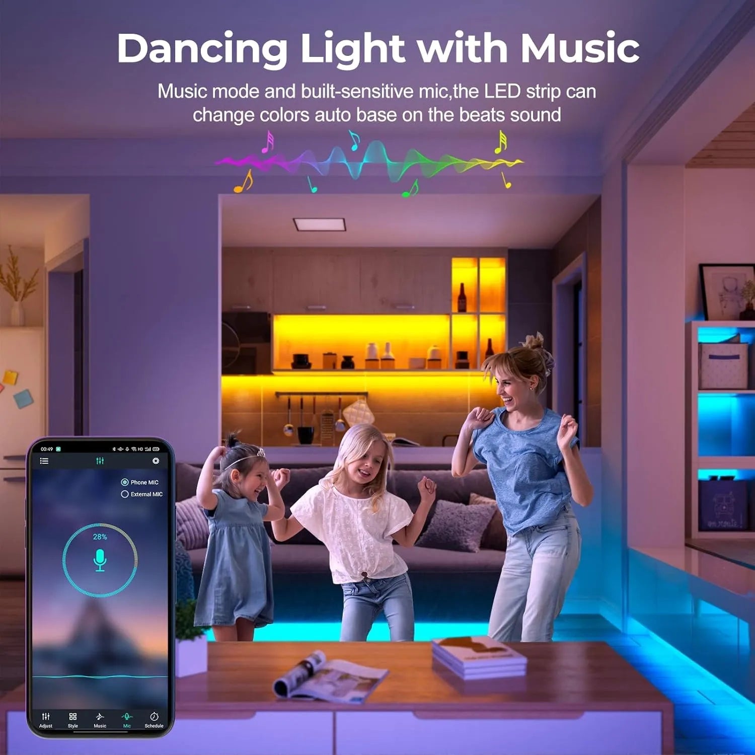 LED light strip RGB with IC neon light strip
