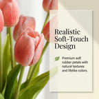 🌷 Lifelike Tulip Bouquet Décor for Every Space