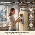 👕 Portable Foldable Clothes Dryer with Timer & Sterilization Function