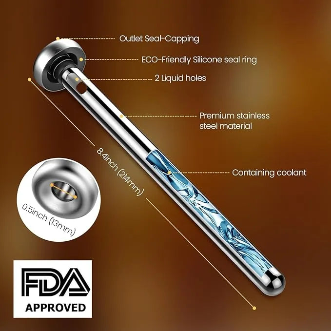 🧊 Chill Your Beer Instantly – Stainless Steel Beer Chiller Sticks with Built-in Bottle Opener 🧊