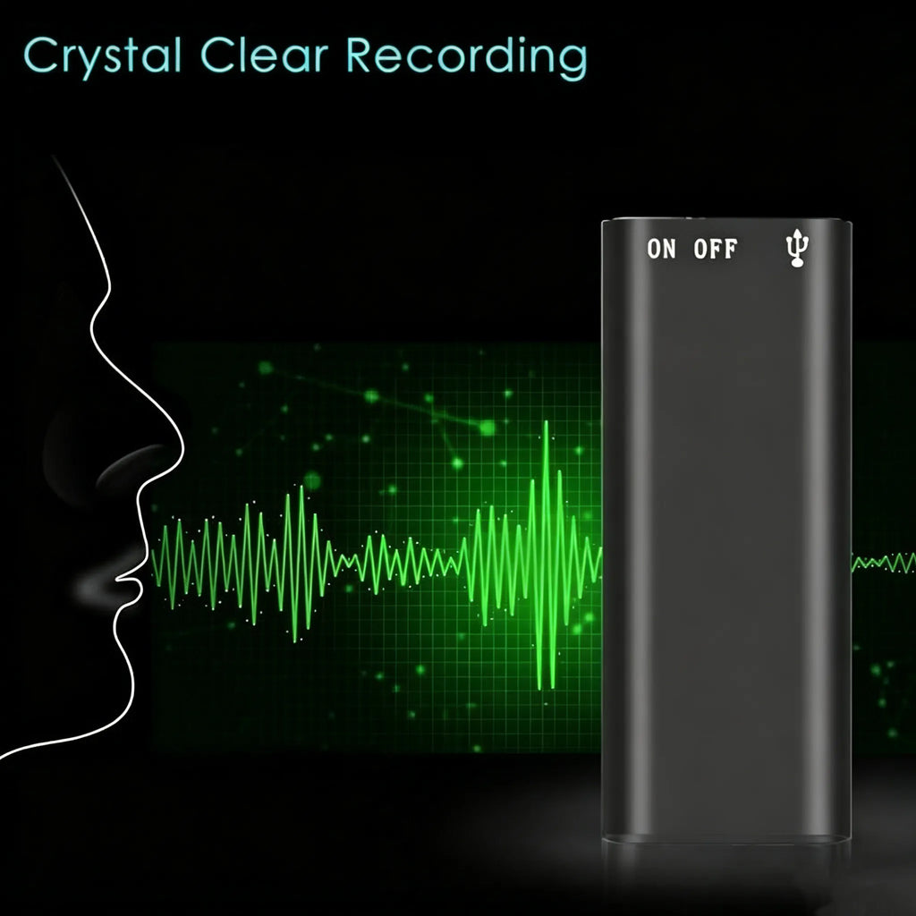 🎙️ HD Digital Voice Recorder & MP3 Player