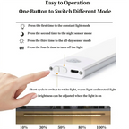 💡40 LED Motion Sensor Under Cabinet Light – USB Rechargeable Wireless Closet & Cabinet Lighting