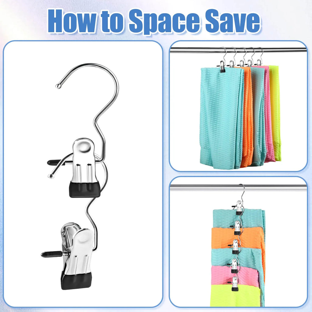 🔥Hot Sale-Heavy Duty Hanging Hooks Clips
