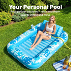 🌊 Inflatable Tanning Pool Lounger Float for Adults