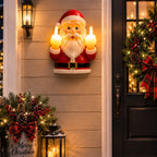 Funny Light-Up Middle Finger Santa Night Light – 7.9-Inch Wall Decor