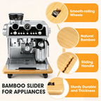 🛹 Bamboo Sliding Tray for Kitchen Appliances