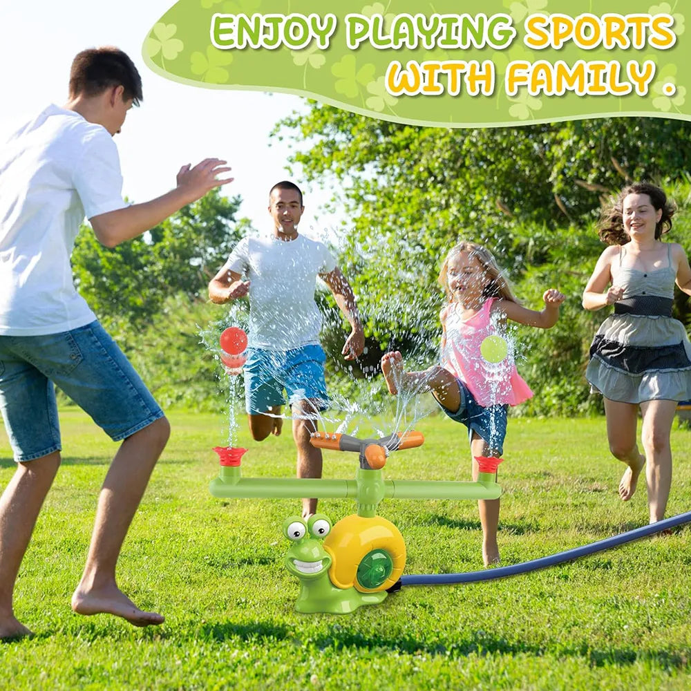 🐌 2-in-1 Snail Sprinkler Baseball Toy for Kids