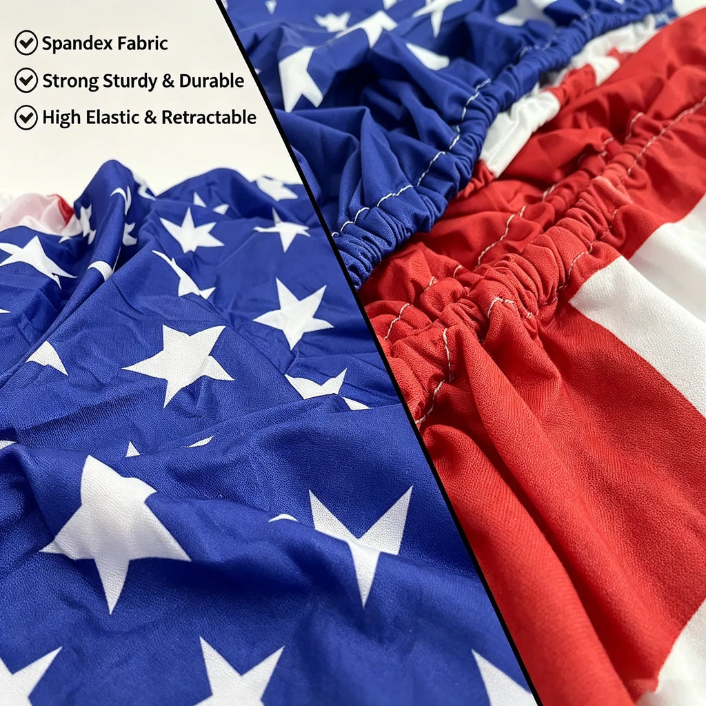 🇺🇸 American Flag Car Hood Cover