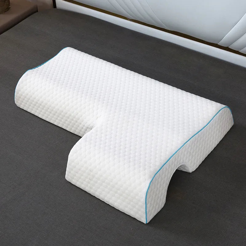 Couple Comfort Memory Foam Arm-Channel Pillow