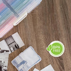 📸Portable Photo Organizer & Craft Storage Box with 16 Clear Cases