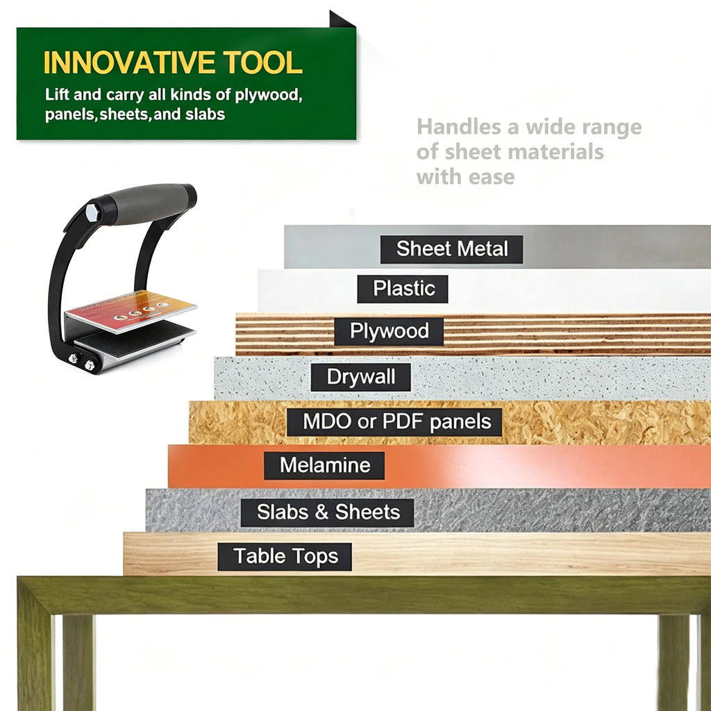 💪Panel Carrier Gripper – One-Hand Board Lifting Tool